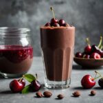 chocolate cherry smoothie