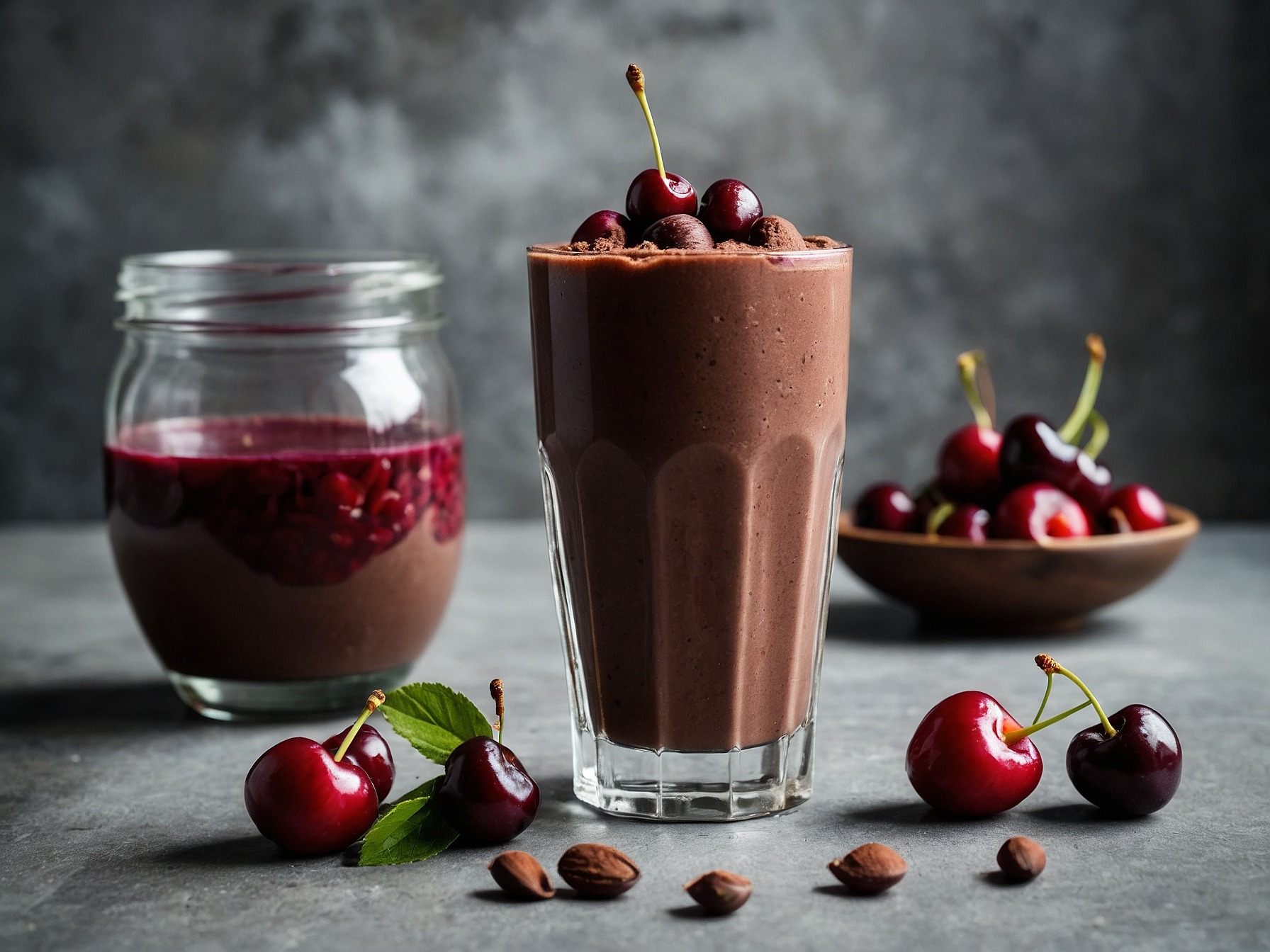 chocolate cherry smoothie