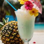 pina colada snow cone