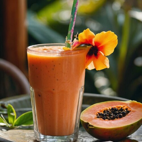 Easy papaya smoothie recipe