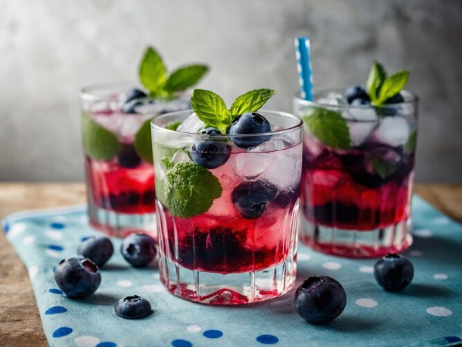 Blueberry Mojito recipe