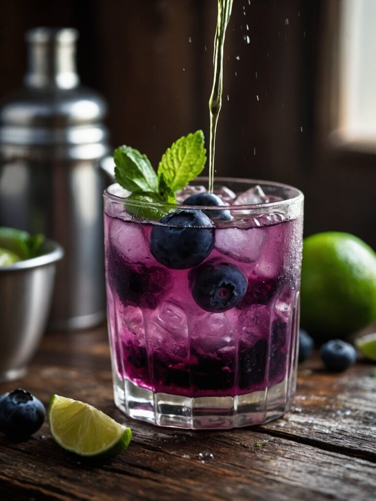 Blueberry Mojito recipe