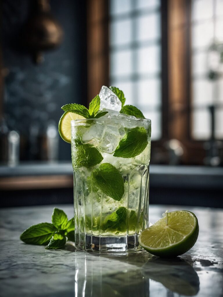 Fresh mint Mojito