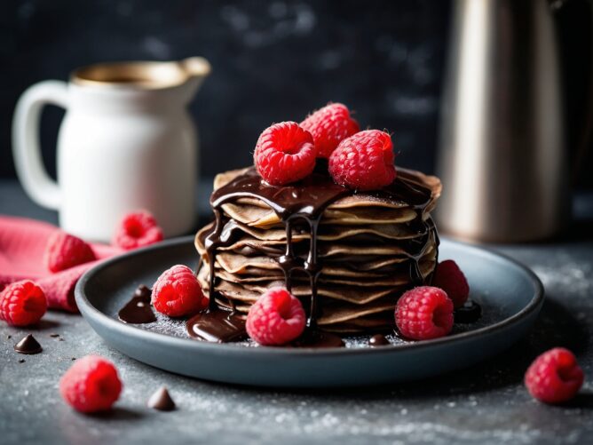 chocolate-buttemilk-pancake