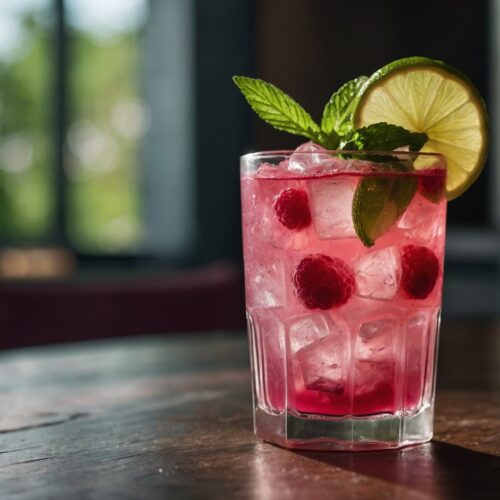 raspberry mojito