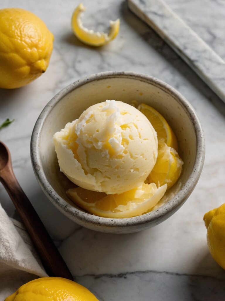 lemon sorbet recipe