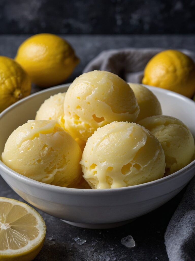 lemon sorbet recipe