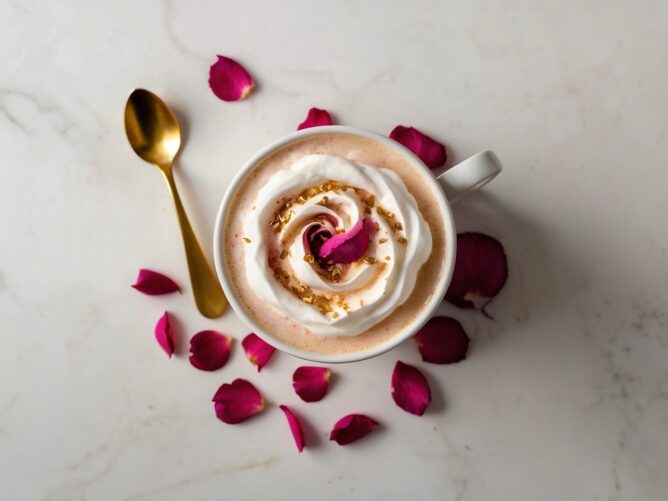 Rose Latte recipe