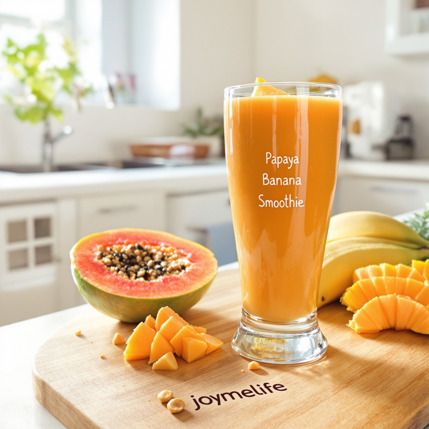 Papaya Banana Smoothie recipe