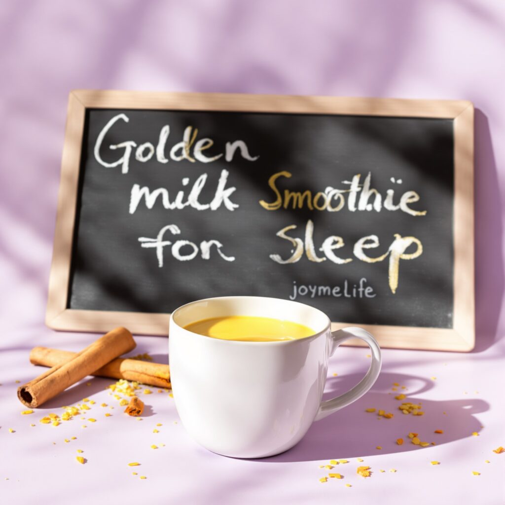 Golden Milk Smoothie for Sleep
