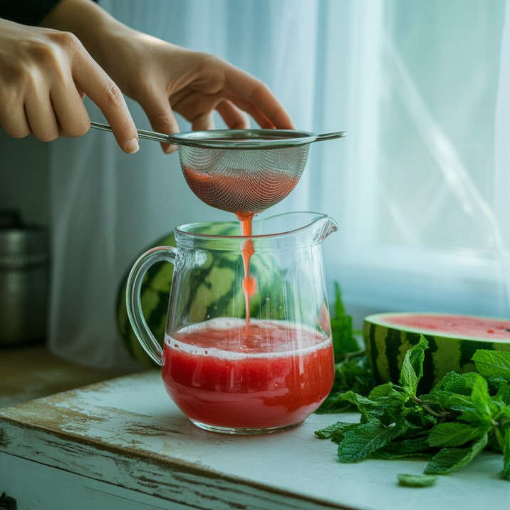 Quick Watermelon Mint Agua Fresca Recipe