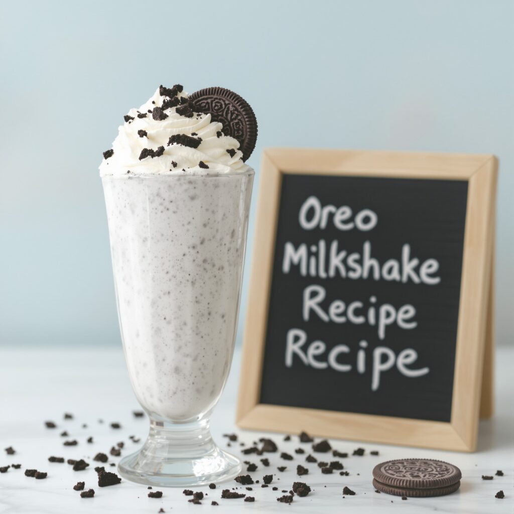 3 Ingredient Oreo Milkshake Recipe