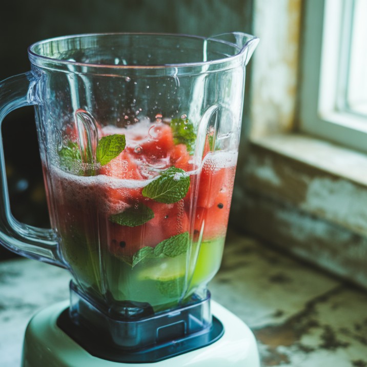 Quick Watermelon Mint Agua Fresca Recipe