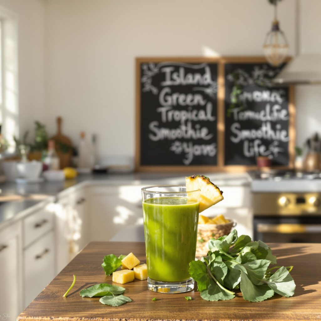 Island Green Tropical Smoothie