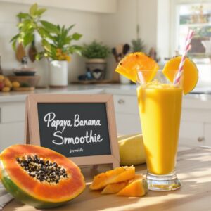Papaya Banana Smoothie recipe
