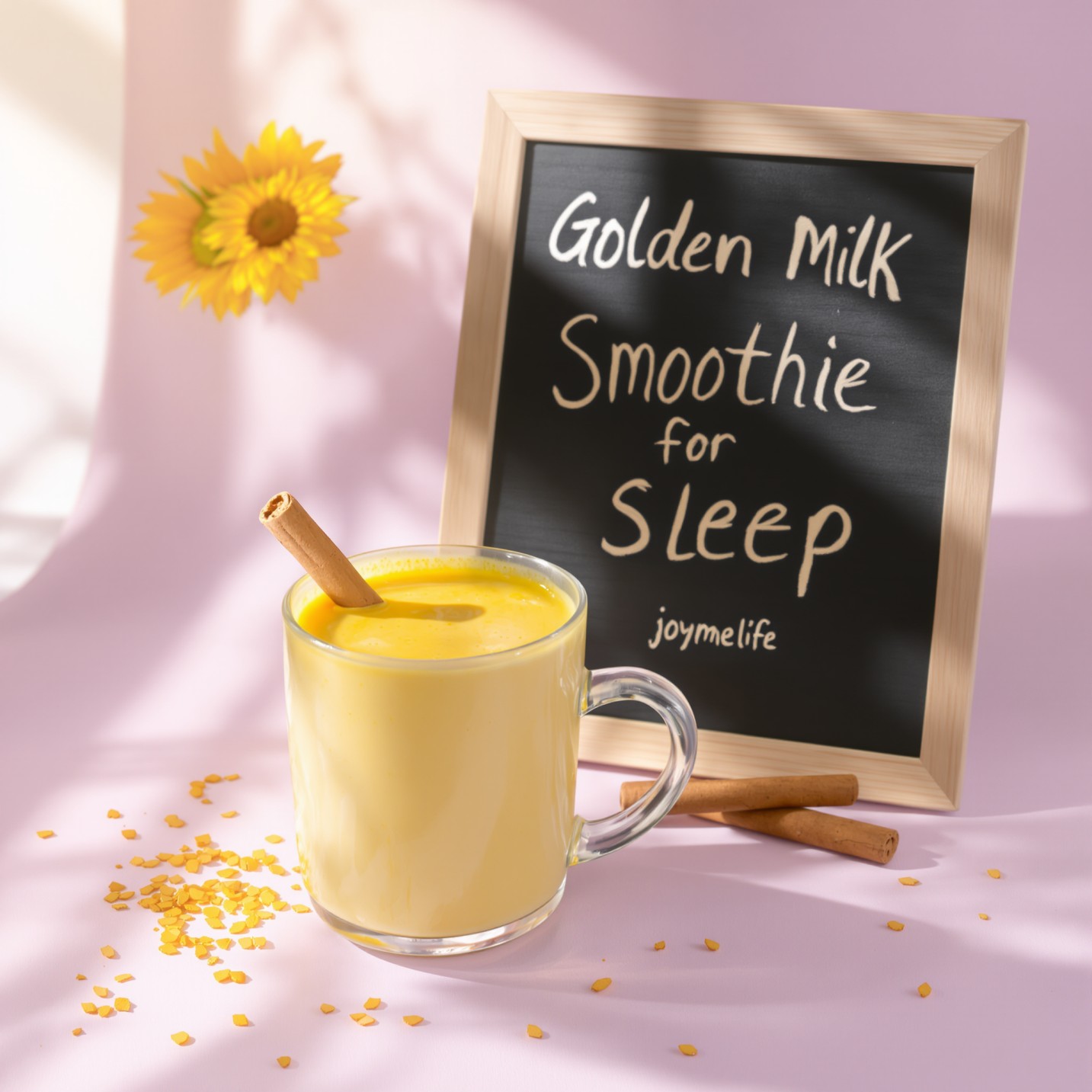 Golden Milk Smoothie for Sleep