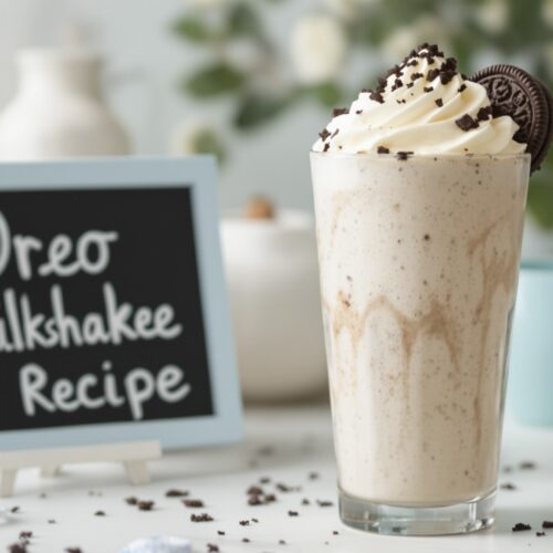 3 Ingredient Oreo Milkshake Recipe