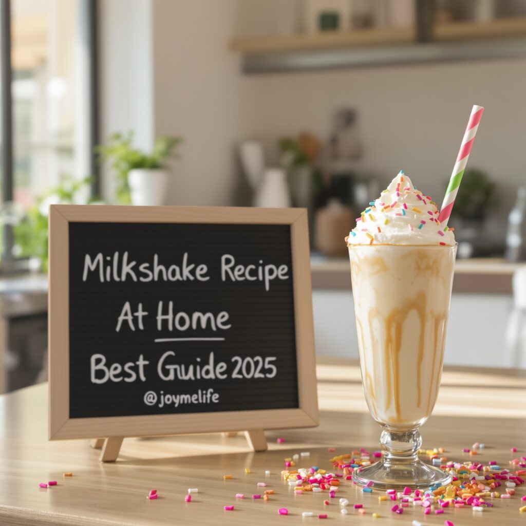Milkshake Recipe At Home(Best Guide 2025)
