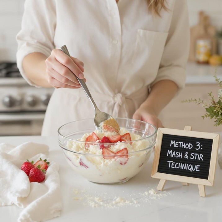 The Mash & Stir TechniqueHow to Make a Milkshake Without a Blender