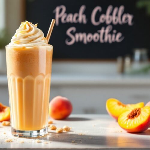 Peach Cobbler Smoothie