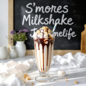 The Ultimate S’mores Milkshake Recipe