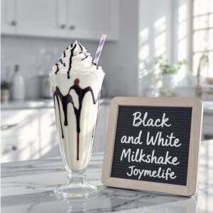 Classic “Black and White” Milkshake (Like Shake Shack’s)