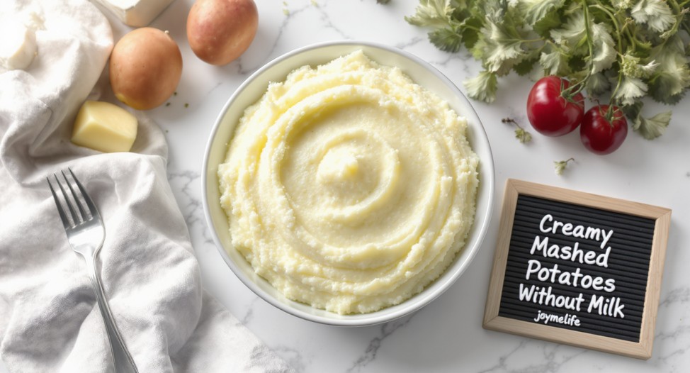 Creamy Mashed Potatoes Without Milk